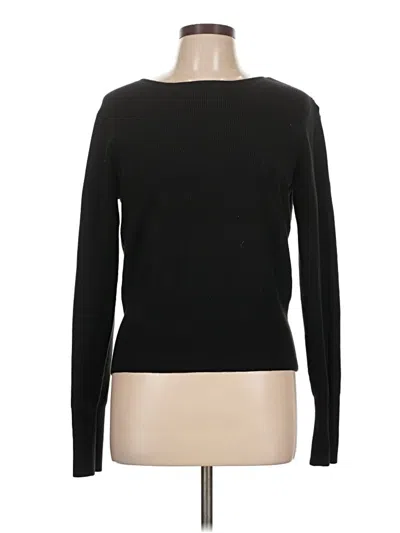 French Connection Emilia Knit Boyfriend Pullover Sweater In Black