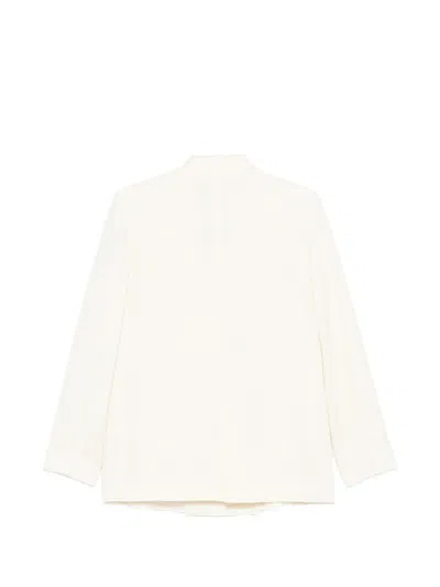 Antonelli Double-breasted Blazer In White