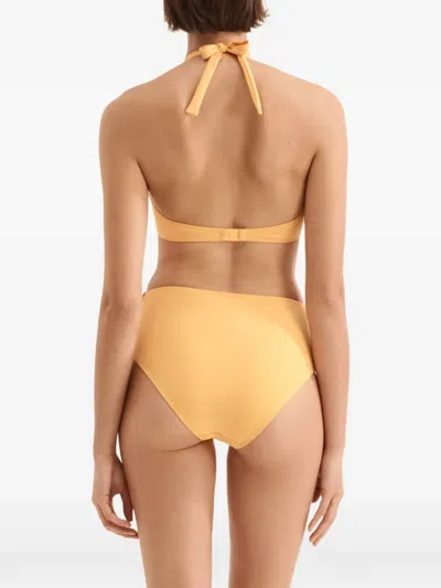Eres Triangle Bikini Top In Orange