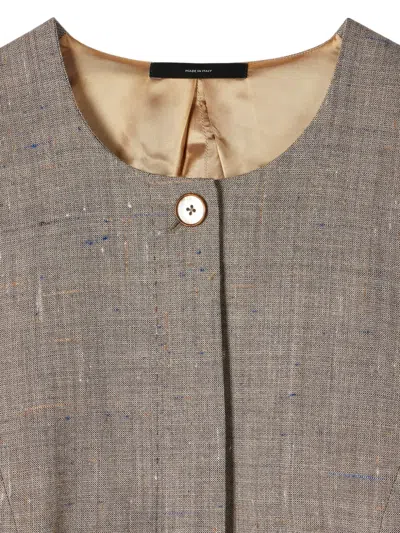 Paul Smith Buttoned Top In Brown