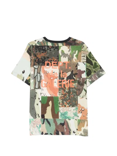 Gallery Dept. Patchwork Camouflage T-shirt In Brown