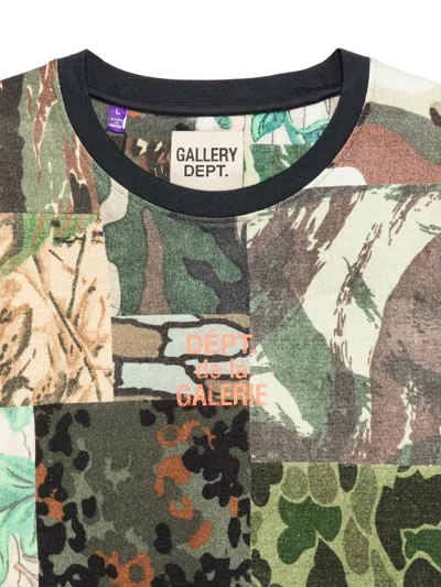 Gallery Dept. Patchwork Camouflage T-shirt In Brown