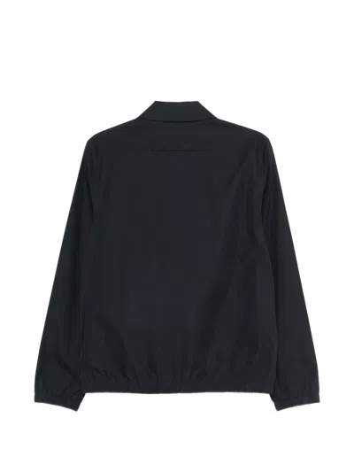 Paul Smith Zip Bomber Jacket In Blue
