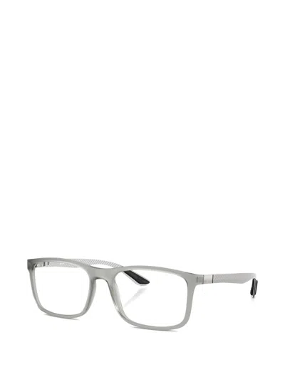 Ray Ban Rectangle-frame Glasses In Gray