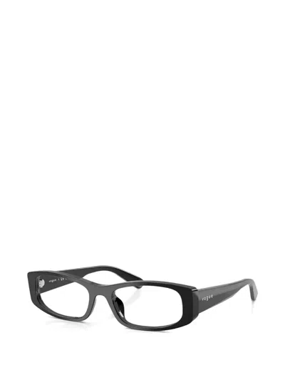 Vogue Rectangle-frame Sunglasses In Black