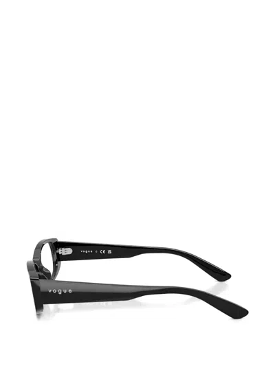 Vogue Rectangle-frame Sunglasses In Black
