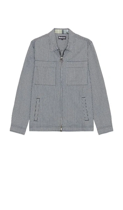 Barbour Willowburn Gingham Overshirt In Blue