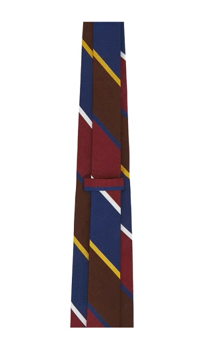Beams Regimental Preppy Stripe In Multi