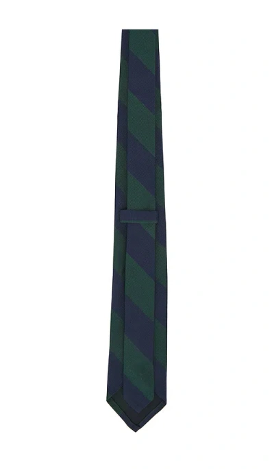 Beams Ivy Tie Regimental Stripe In Multi