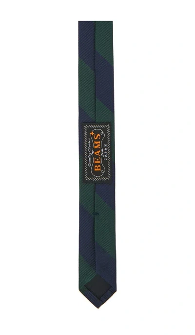 Beams Ivy Tie Regimental Stripe In Multi
