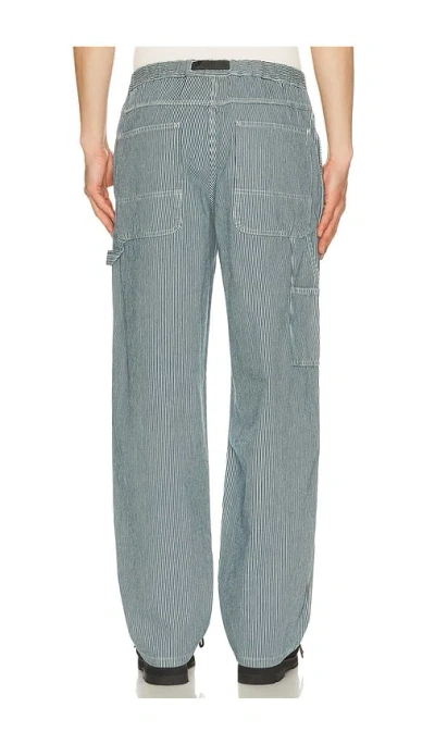 Gramicci Overdyed Hickory Work Pant In Pattern