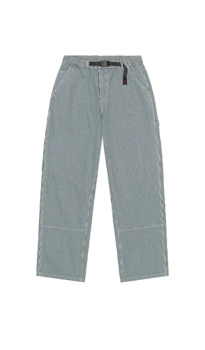 Gramicci Overdyed Hickory Work Pant In Pattern