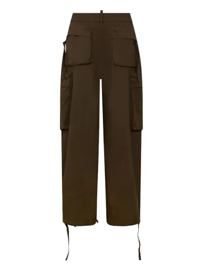 Dsquared2 Multi-pocket Cargo Pant In Brown