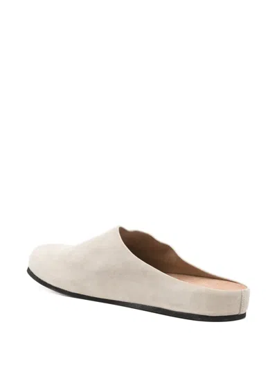 Common Projects Logo-debossed Suede Clogs In Multi