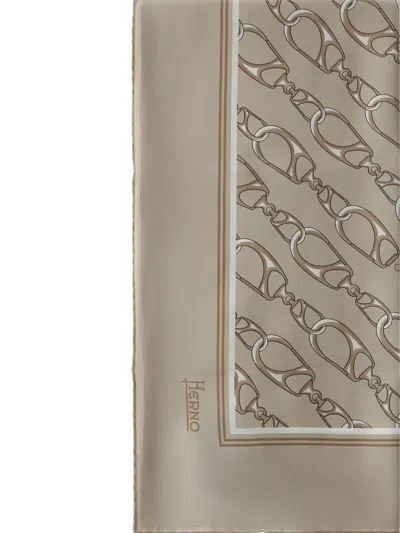 图案印花真丝围巾