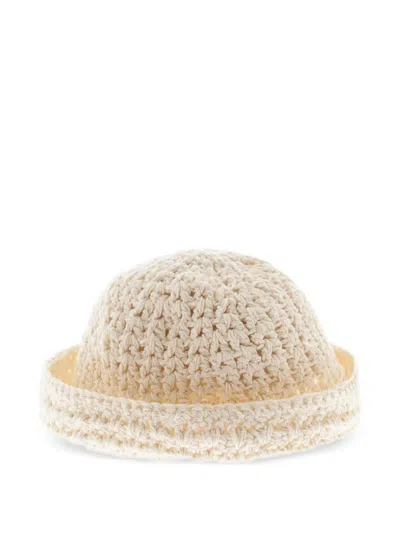 钩编针织套头帽