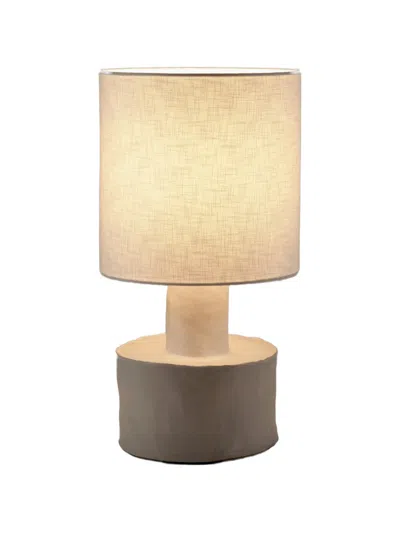 Serax Stone-base Table Lamp In Neutral