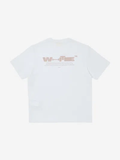 Off-white Girls Type T-shirt In White