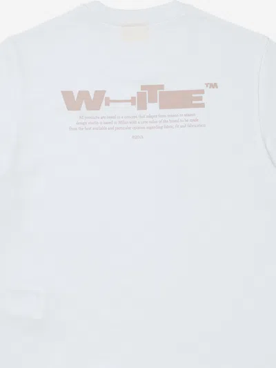Off-white Girls Type T-shirt In White