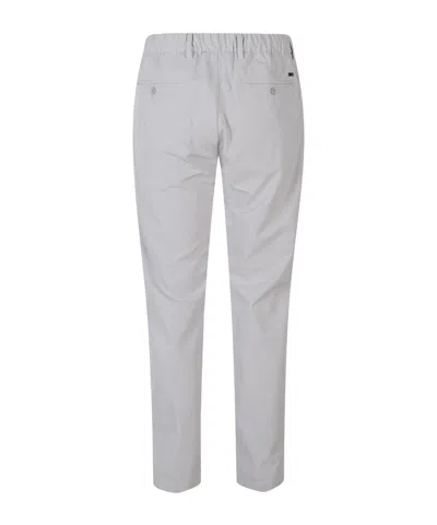 Herno Seer-crease Trousers In Gray