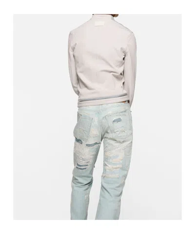 Acne Studios Denim-panel Jacket In White