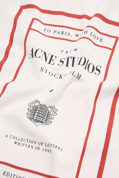 Acne Studios Long-sleeved T-shirt In Neutral