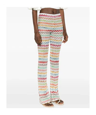 Missoni Flared Casual Pants In Multi