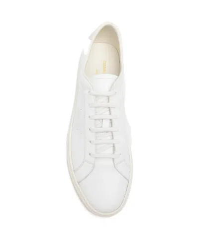 Common Projects Bball Summer Edition Leather Sneakers In White