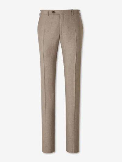 Canali Button-up Suit In Brown