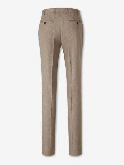 Canali Button-up Suit In Brown