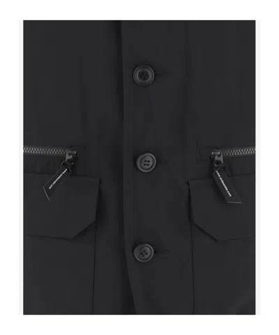 And Wander Zip-pocket Tailored Jacket In Black