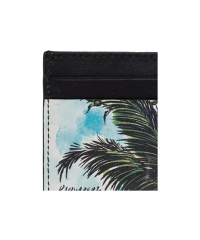Dsquared2 Square Card Holder In Black