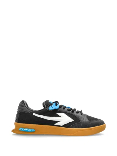 Off-white Black Polyester Athletic Sneakers In Black