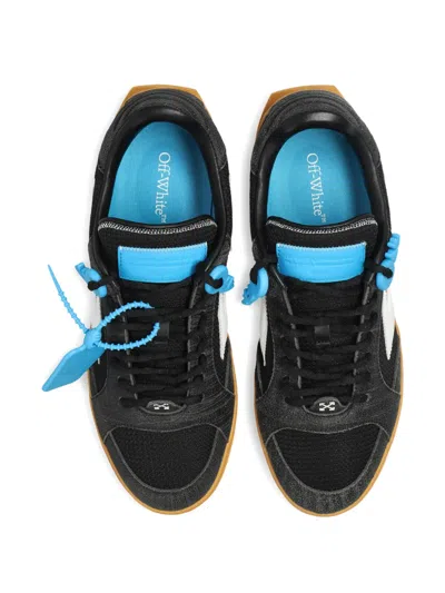 Off-white Black Polyester Athletic Sneakers In Black