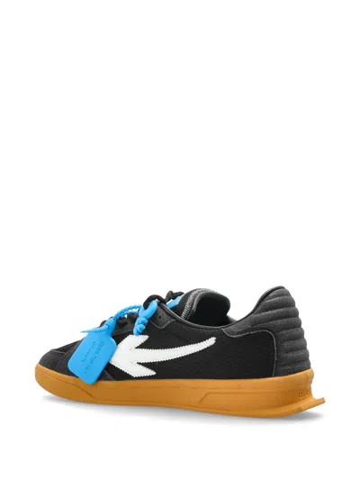 Off-white Black Polyester Athletic Sneakers In Black