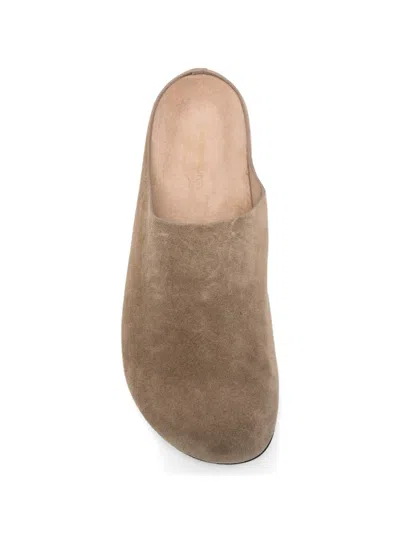 Common Projects Suede Clogs In Brown