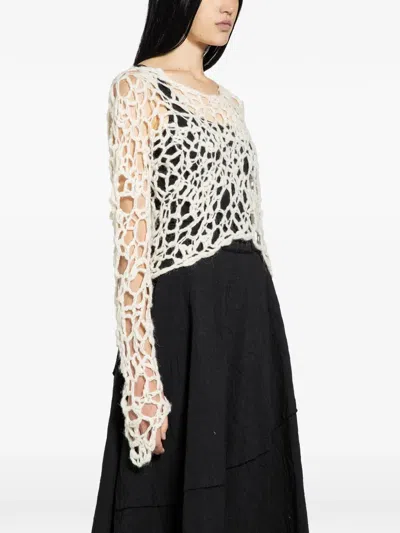 Halos Cables Sweater In Neutral