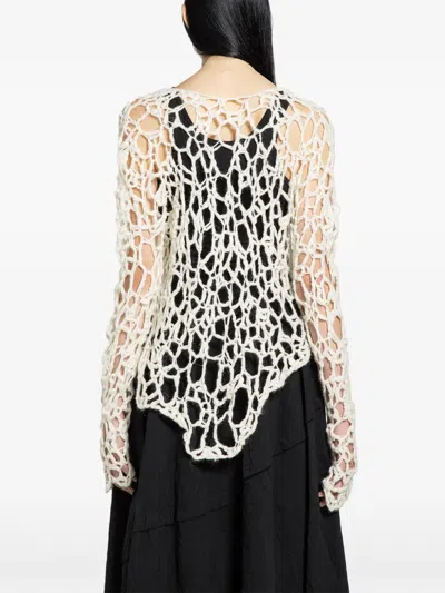 Halos Cables Sweater In Neutral