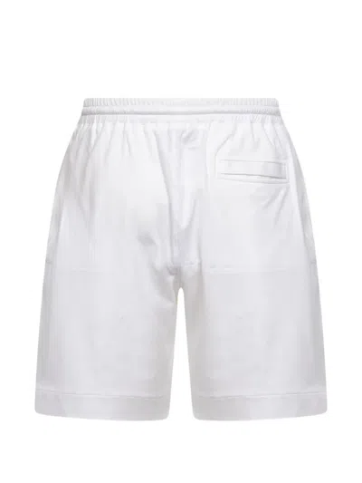D4.0 Cotton Drawstring Shorts In White