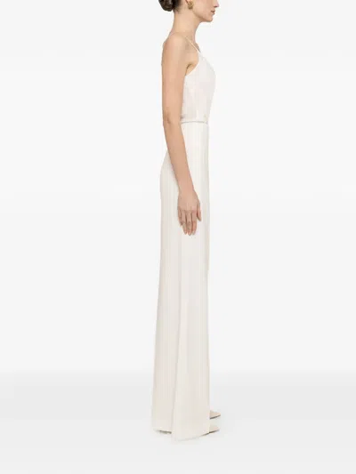 Nissa Tulle-insert Top In White