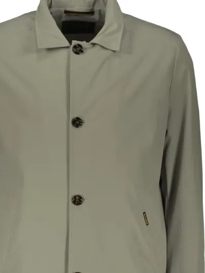 Moorer Buttoned Jacket In Green