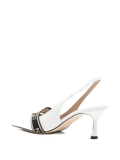 N°21 Strap Pumps In White