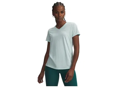 Under Armour Tech Short Sleeve V-neck Solid In Blue