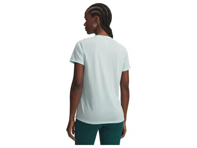 Under Armour Tech Short Sleeve V-neck Solid In Blue