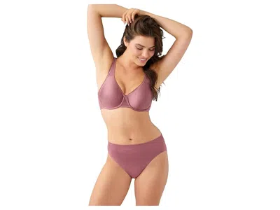 Wacoal Basic Beauty Full Figure Underwire Bra In Pink