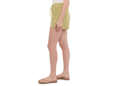 Toad And Co Taj Hemp Pull-on Shorts In Yellow