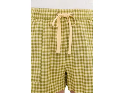 Toad And Co Taj Hemp Pull-on Shorts In Yellow