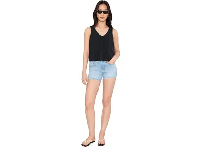 Toad And Co Taj Hemp Button Back Tank Top In Black