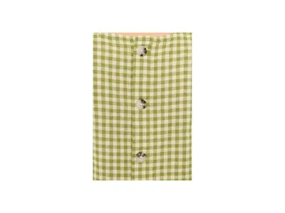 Toad And Co Taj Hemp Button Back Tank Top In Green