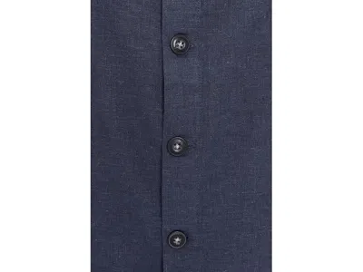 Toad And Co Taj Hemp Button Back Tank Top In Blue